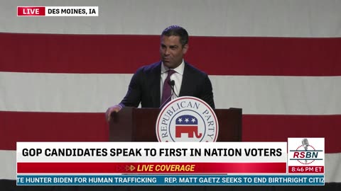 FULL SPEECH: Mayor Francis Suarez at Lincoln Dinner in Des Moines, I.A. - 7/28/23