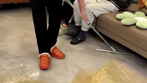 Cleaning after the party