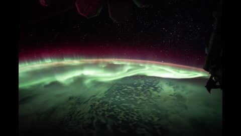 Gazing at Earth's light show from space