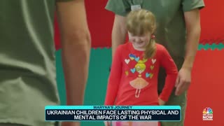 Ukrainian Girl Relearns To Walk, Copes With Impacts Of War