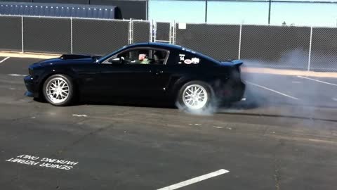 Mustang GT Burnout