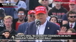 Trump's Controversial 'Bloodbath' Remarks Shake Auto Manufacturing at Ohio Rally
