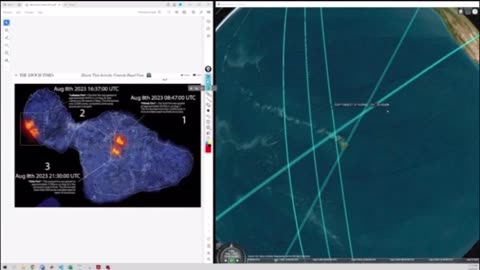 CCP SATELLITE IN ORBIT OVER MAUI AT THE TIME OF THE FIRES - Full Review