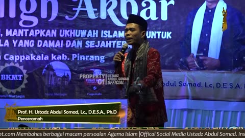 Part 1 KOKOHKAN AKIDAH, MANTAPKAN UKHUWAH | Lap Sepakbola, Cappakala, Pinrang | Ustadz Abdul Somad