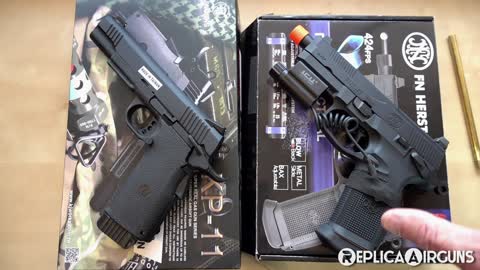 KJWorks KP-11 - Cybergun FNX -45 Tactical Airsoft Pistol Preview