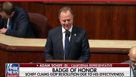 Schiff soon to get a tongue lashing from speaker McCarthy