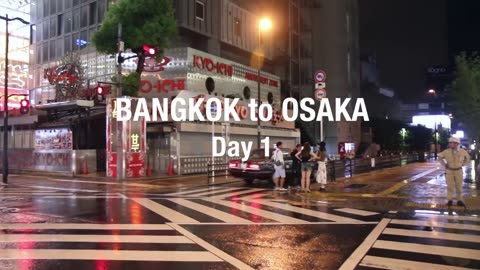 Bangkok to Osaka, Japan (& the Surprise Chicken Sashimi)