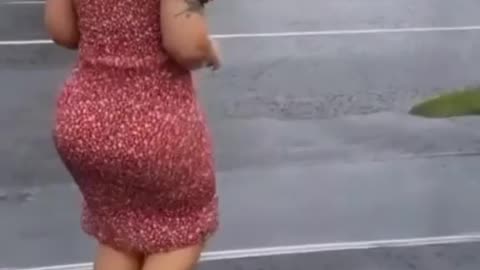 Hot and Sexy Girl Walking