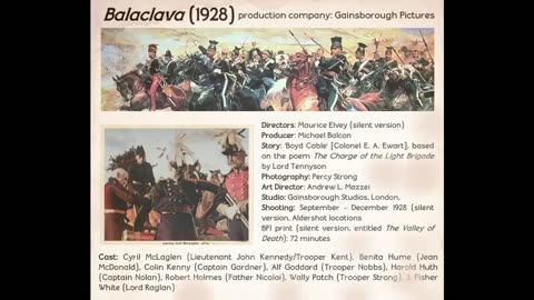 Balaclava (1928 - Trailer - Colorized )