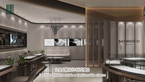 2023 New high-end jewelry store space design