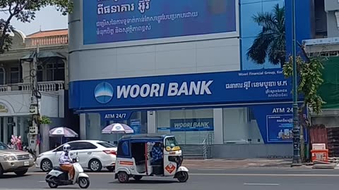 River side Korea Bank in Phnom Penh