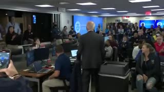 FEMA Director Chases Biden After He Runs Off