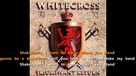 Whitecross - Shakedown [take the karaoke]