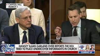 Senator Josh Hawley Blasts DOJ For Going After Christians