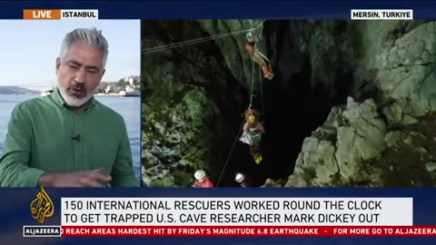 Mark Dickey Rescued Explorer trapped in Turkish cave brought to surface