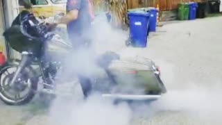 Harley burnout