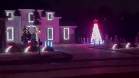 Neighbors Christmas Lights Be Like… #Christmas