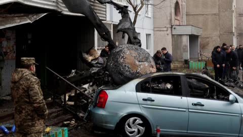 Ukraine's interior minister among 18 dead in helicopter crash