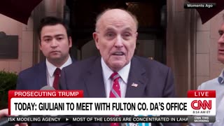 Rudy Giuliani turning himself in - this gov't is beyond shameful