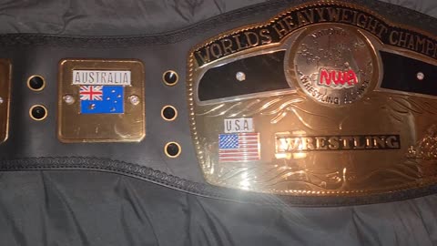 NWA World championship replica (10 lbs of gold)