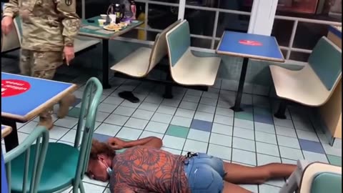 US Soldier cast out Demon at a restaurant!