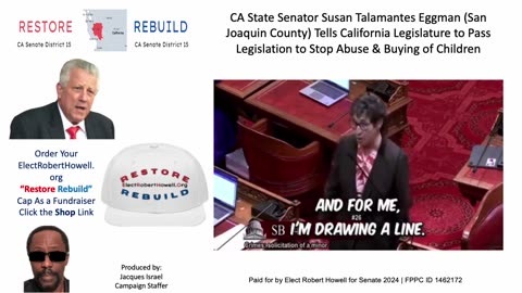 Now Qualified to Get a California Pension, State Senator Says She Against Child Abuse