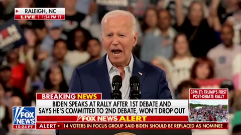 Biden's response to "Lock Him Up" chant about Donald Trump at a campaign rally: