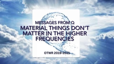Material Things Don't Matter In Higher Frequencies - OTWR 2019-2021