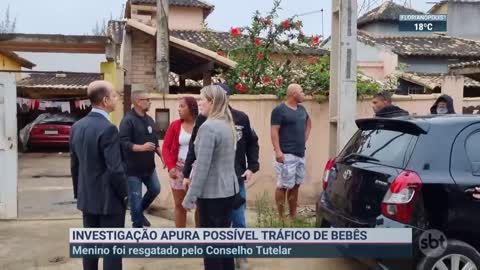 Polícia investiga possível esquema de tráfico de bebês | SBT Brasil (08/11/22)