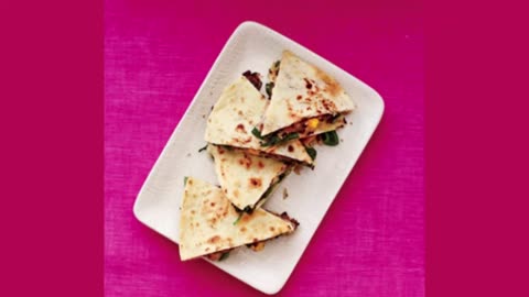 CRISPY VEGETABLE QUESADILLAS