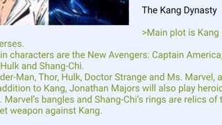 Marvel avengers Kang dynasty and secret wars leak