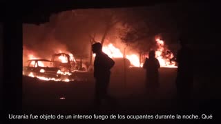 Ucrania fue objeto de un intenso fuego de los ocupantes durante la noche. Lo que se sabe: