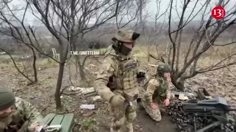 US weapons mow down Russian troops that seek to flee, crawling under shelling Courtesy Kanal13