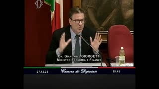 🔴 Becera provocazione di Marattin a Giorgetti, in Commissione, con fake-news del corriere sul MES.