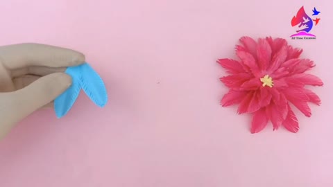 Wall Decor Flower / How to make Paper Flower