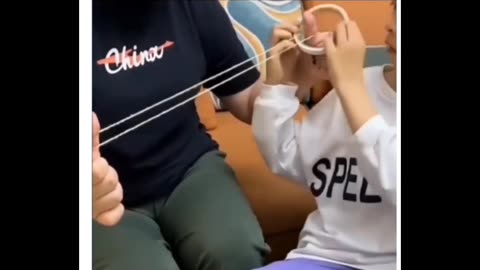 Amazing trick of children