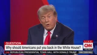 Donald Trump on CNN: About the fraud election of 2020