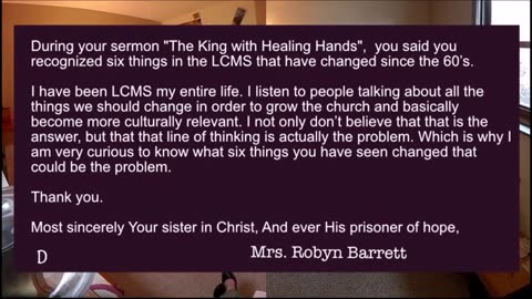 Six Things That Have Changed in the LCMS since the 60s