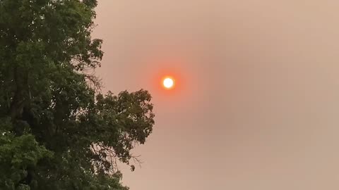 Fire Skies in Sacramento can be seen in the Central Valley
