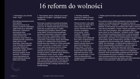 Uniwersalizm w Systemie Miłości - nowy ustrój duchowo polityczny dla Polski.