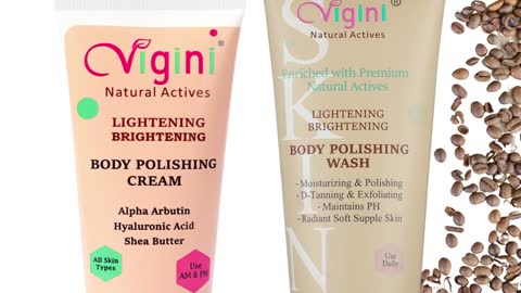 Vigini Underarm Skin Face Whitening Brightening Exfoliator Fairness De Tan Body Polishing Scrub Kit
