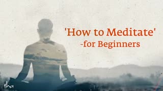 'How to Meditate' for Beginners | Sadhguru