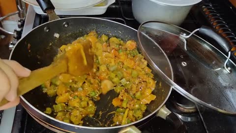 Bindiya Mazedaar Vegetable | Quick and Easy Receipe