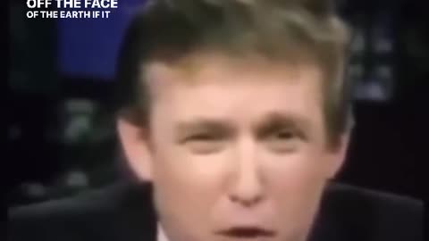 Trump has been on message since the 90s.