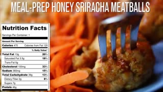 Honey Sriracha Meatballs