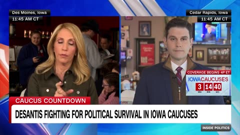 DeSantis fighting for political survival in Iowa caucuses