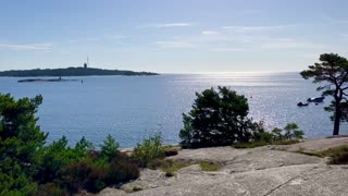 Utsikt från dansberget i Sandhamn😃🐕💕