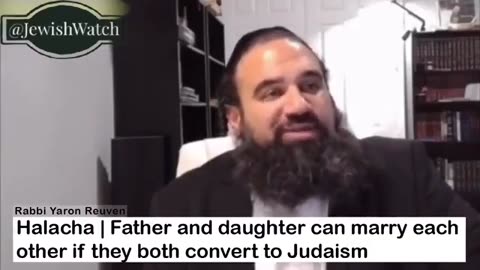 Rabbi say that the Talmud permits incest as long as they both convert to Judea..