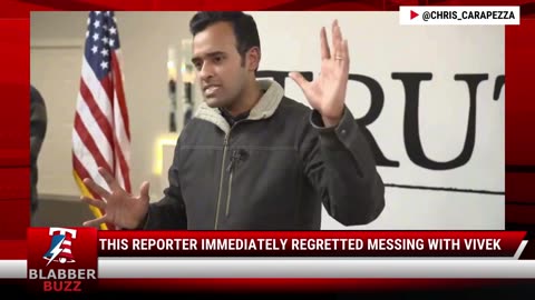 This Reporter Immediately Regretted Messing With Vivek