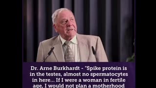 Prof. Dr. Arne Burkhardt: Spike Protein is Replacing Sperm